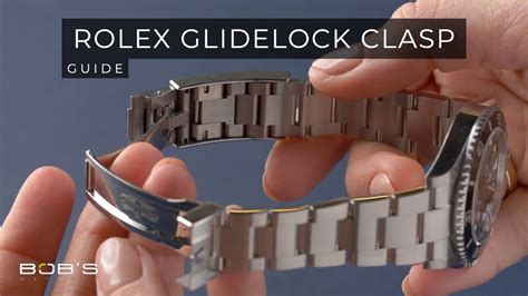 rolex crown clasp how to open|Rolex submariner glidelock clasp.